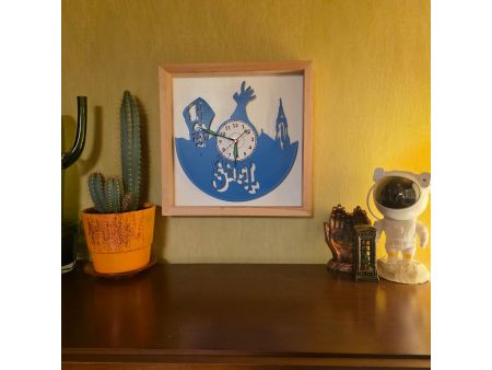 copy of ZEGAR ŚCIENNY SZYCIE MASZYNA DO SZYCIA PŁYTA WINYLOWA WINYL EVEVO