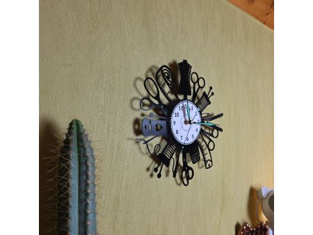 ZEGAR ŚCIENNY SZYCIE MASZYNA DO SZYCIA PŁYTA WINYLOWA WINYL EVEVO