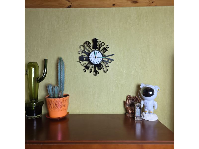 ZEGAR ŚCIENNY SZYCIE MASZYNA DO SZYCIA PŁYTA WINYLOWA WINYL EVEVO