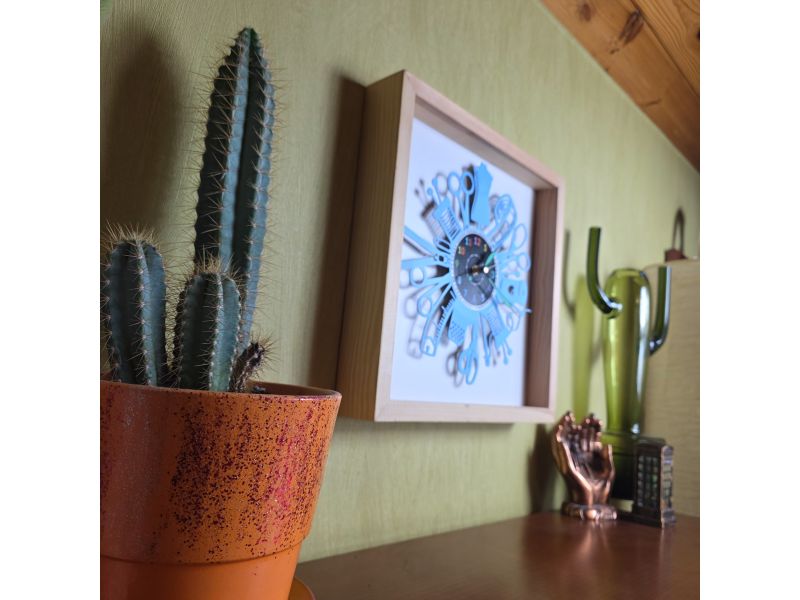 Szycie Maszyna do Szycia Zegar Ścienny Podświetlany LED RGB Na Pilota Płyta Winylowa Nowoczesny Dekoracyjny Na Prezent Urodziny