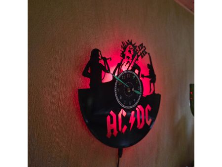 copy of ZEGAR ŚCIENNY AC-DC ACDC PŁYTA WINYLOWA EVEVO