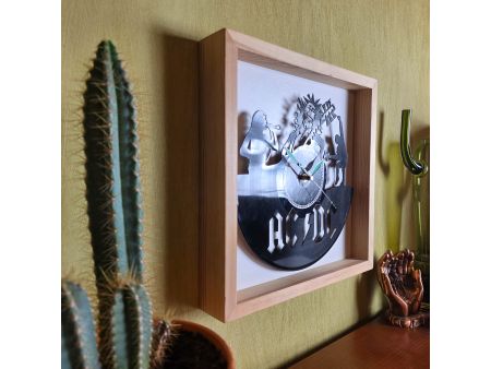 copy of ZEGAR ŚCIENNY AC-DC ACDC PŁYTA WINYLOWA EVEVO