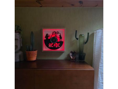copy of ZEGAR ŚCIENNY AC-DC ACDC PŁYTA WINYLOWA EVEVO