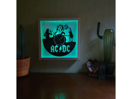 copy of ZEGAR ŚCIENNY AC-DC ACDC PŁYTA WINYLOWA EVEVO