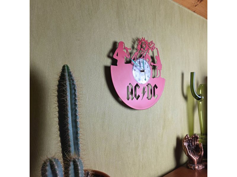 copy of ZEGAR ŚCIENNY AC-DC ACDC PŁYTA WINYLOWA EVEVO