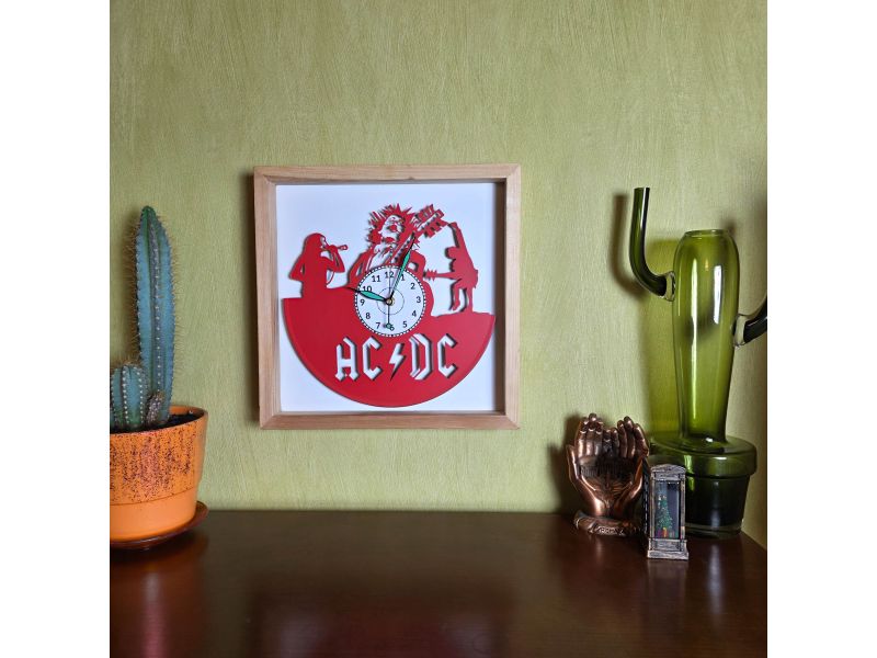 copy of ZEGAR ŚCIENNY AC-DC ACDC PŁYTA WINYLOWA EVEVO