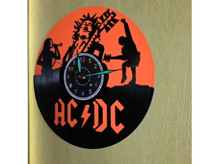 copy of ZEGAR ŚCIENNY AC-DC ACDC PŁYTA WINYLOWA EVEVO