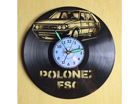 Polonez FSO Ścienny Winyl Płyta Winylowa Prezent Urodziny Upominek dla Fana EVEVO evevo.pl V0001
