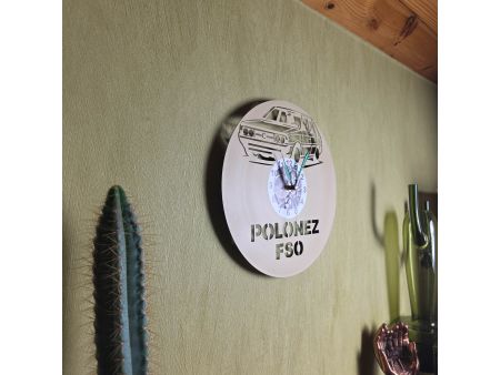 Polonez FSO Zegar Ścienny Kolorowy Płyta Winylowa Prezent Urodziny Upominek EVEVO evevo.pl V0001K