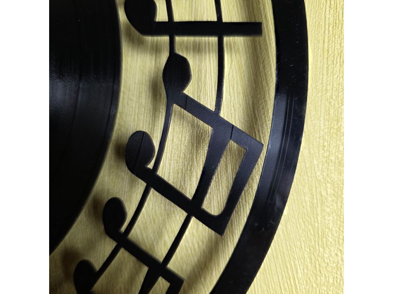 Nuty Ścienny Winyl Płyta Winylowa Prezent Urodziny Upominek dla Fana EVEVO evevo.pl V0002