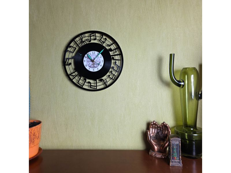 Nuty Ścienny Winyl Płyta Winylowa Prezent Urodziny Upominek dla Fana EVEVO evevo.pl V0002