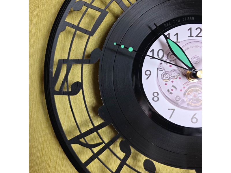 Nuty Ścienny Winyl Płyta Winylowa Prezent Urodziny Upominek dla Fana EVEVO evevo.pl V0002