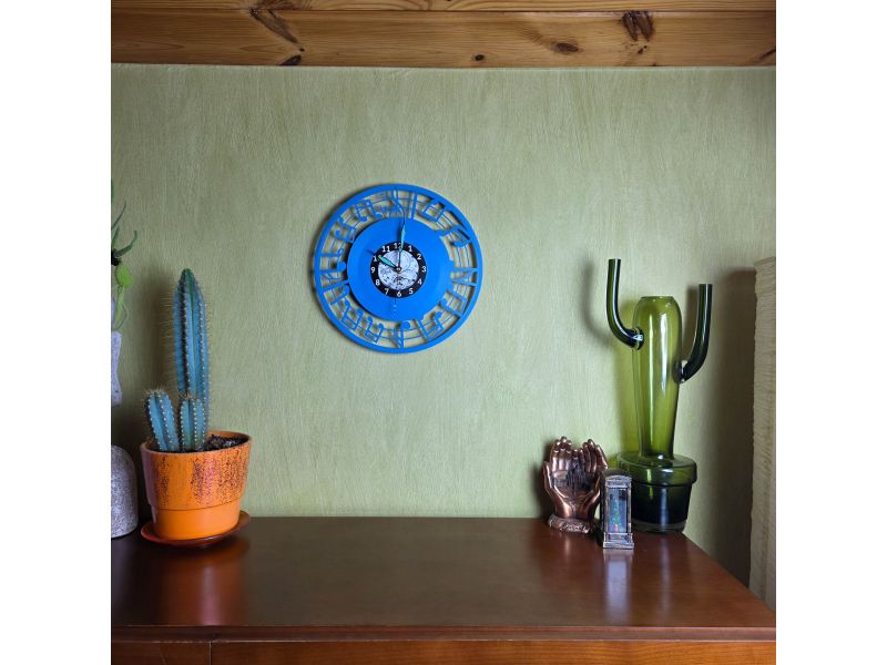 Nuty Zegar Ścienny 9 Kolorów do Wyboru Winyl Płyta Winylowa Prezent Urodziny Upominek dla Fana EVEVO V0002K