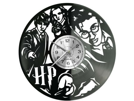 HARRY POTTER MAŁY CZARODZIEJ ZEGAR ŚCIENNY PŁYTA WINYLOWA DLA NIEJ DLA NIEGO UPOMINEK PREZENT URODZINY EVEVO W0006