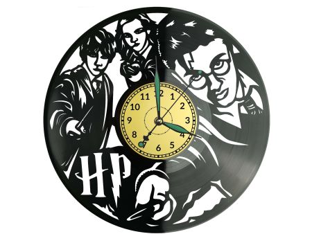 HARRY POTTER MAŁY CZARODZIEJ ZEGAR ŚCIENNY PŁYTA WINYLOWA DLA NIEJ DLA NIEGO UPOMINEK PREZENT URODZINY EVEVO W0006