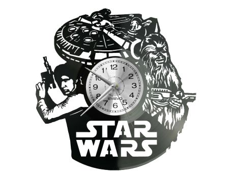 ZEGAR ŚCIENNY STAR WARS GWIEZDNE WOJNY PREZESA PŁYTA WINYLOWA EVEVO