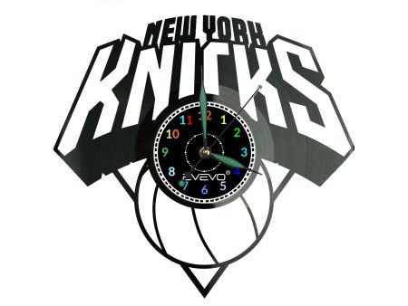 New York Knicks Zegar Ścienny Płyta Winylowa Nowoczesny Dekoracyjny Na Prezent Urodziny W0031