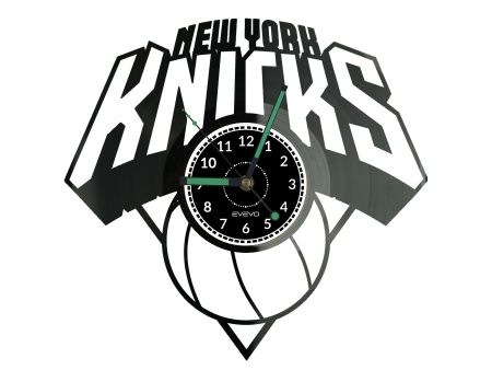 New York Knicks Zegar Ścienny Płyta Winylowa Nowoczesny Dekoracyjny Na Prezent Urodziny W0031