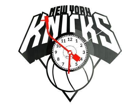 New York Knicks Zegar Ścienny Płyta Winylowa Nowoczesny Dekoracyjny Na Prezent Urodziny W0031