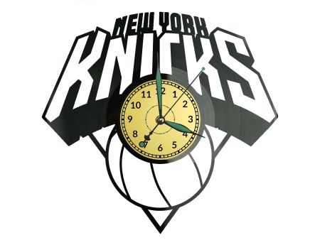 New York Knicks Zegar Ścienny Płyta Winylowa Nowoczesny Dekoracyjny Na Prezent Urodziny W0031