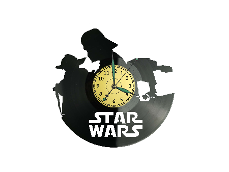 ZEGAR ŚCIENNY STAR WARS GWIEZDNE WOJNY PŁYTA WINYLOWA WINYL EVEVO