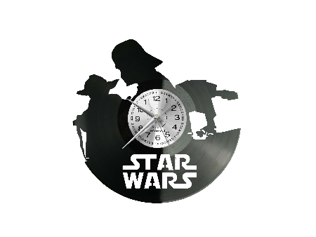 ZEGAR ŚCIENNY STAR WARS GWIEZDNE WOJNY PŁYTA WINYLOWA WINYL EVEVO