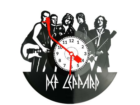 Def Leppard Zegar Ścienny z Płyty Winylowej Prezent Upominek Urodziny dla Niej i dla Niego evevo.pl W0055