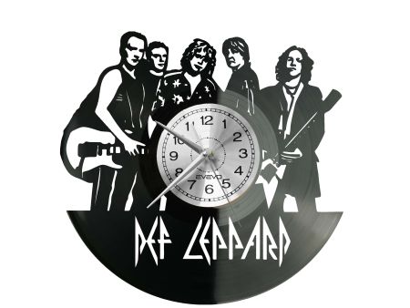 Def Leppard Zegar Ścienny z Płyty Winylowej Prezent Upominek Urodziny dla Niej i dla Niego evevo.pl W0055