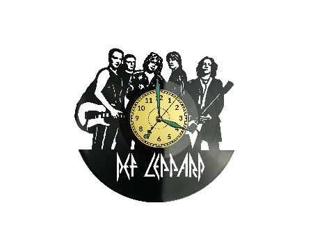Def Leppard Zegar Ścienny z Płyty Winylowej Prezent Upominek Urodziny dla Niej i dla Niego evevo.pl W0055