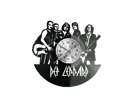 Def Leppard Zegar Ścienny z Płyty Winylowej Prezent Upominek Urodziny dla Niej i dla Niego evevo.pl W0055