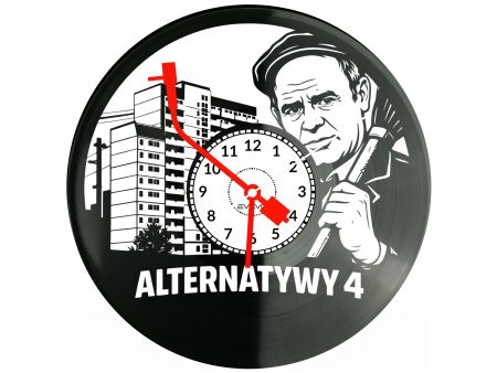 Alternatywy 4 Zegar Ścienny Płyta Winylowa Prezent Upominek Urodziny Dla Niej Dla Niego EVEVO evevo.pl V0030