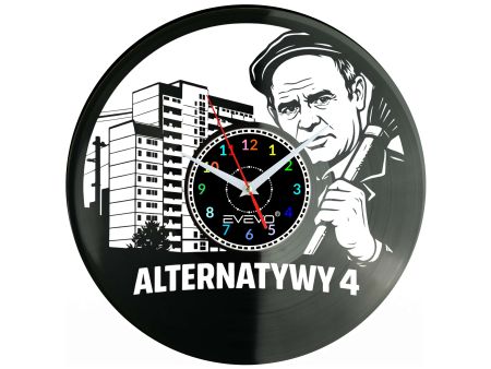 Alternatywy 4 Zegar Ścienny Płyta Winylowa Prezent Upominek Urodziny Dla Niej Dla Niego EVEVO evevo.pl V0030