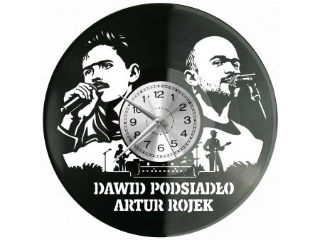 Dawid Podsiadło Artur Rojek Zegar Ścienny Płyta Winylowa Prezent Upominek Urodziny Dla Niej Dla Niego EVEVO evevo.pl V0013