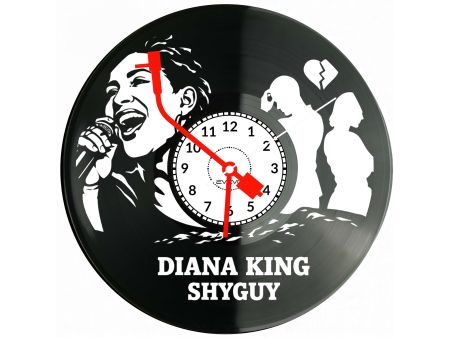 Diana King ShyGuy Zegar Ścienny Płyta Winylowa Prezent Upominek Urodziny Dla Niej Dla Niego EVEVO evevo.pl V0031