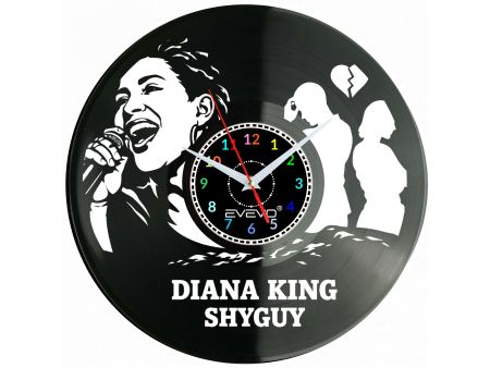 Diana King ShyGuy Zegar Ścienny Płyta Winylowa Prezent Upominek Urodziny Dla Niej Dla Niego EVEVO evevo.pl V0031
