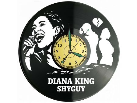 Diana King ShyGuy Zegar Ścienny Płyta Winylowa Prezent Upominek Urodziny Dla Niej Dla Niego EVEVO evevo.pl V0031