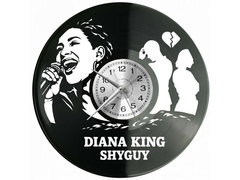Diana King ShyGuy Zegar Ścienny Płyta Winylowa Prezent Upominek Urodziny Dla Niej Dla Niego EVEVO evevo.pl V0031