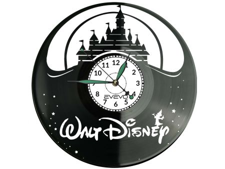 Walt Disney Disneyland Zegar Ścienny Płyta Winylowa Prezent Upominek Urodziny Dla Niej Dla Niego EVEVO evevo.pl W0057