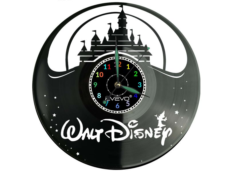 ZEGAR ŚCIENNY WALT DISNEY PŁYTA WINYLOWA WINYL EVEVO