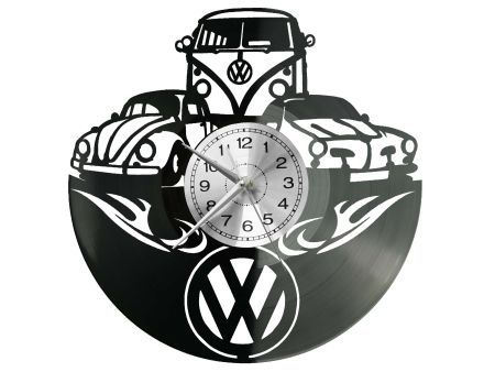 Volkswagen VW Zegar Ścienny Płyta Winylowa Prezent Upominek Urodziny Dla Niej Dla Niego EVEVO evevo.pl W0069