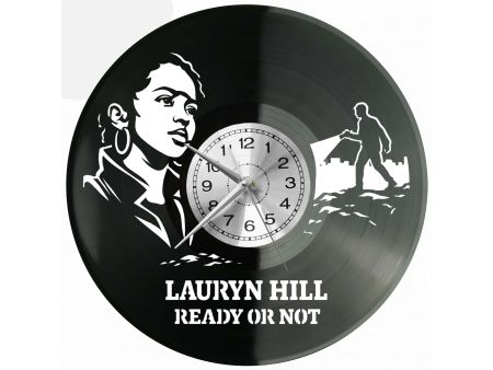 Lauryn Hill Ready or Not Zegar Ścienny Płyta Winylowa Prezent Upominek Urodziny Dla Niej Dla Niego EVEVO evevo.p V0015