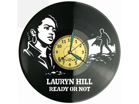 Lauryn Hill Ready or Not Zegar Ścienny Płyta Winylowa Prezent Upominek Urodziny Dla Niej Dla Niego EVEVO evevo.p V0015