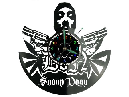 Snoop Dogg Rap Zegar Ścienny Płyta Winylowa Prezent Upominek Urodziny Dla Niej Dla Niego EVEVO evevo.pl Z0114