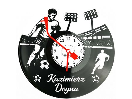 Kazimierz Deyna Płyta Winylowa Zegar Ścienny Prezent Upominek Urodziny Dla Niej Dla Niego EVEVO evevo.pl Z0117
