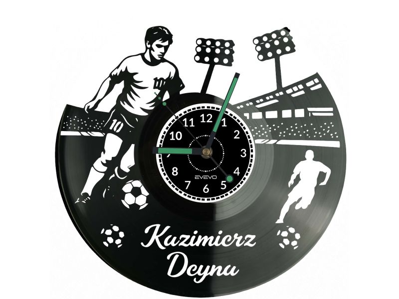 Kazimierz Deyna Płyta Winylowa Zegar Ścienny Prezent Upominek Urodziny Dla Niej Dla Niego EVEVO evevo.pl Z0117