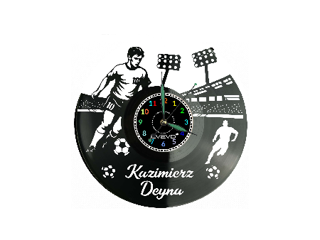 Kazimierz Deyna Płyta Winylowa Zegar Ścienny Prezent Upominek Urodziny Dla Niej Dla Niego EVEVO evevo.pl Z0117