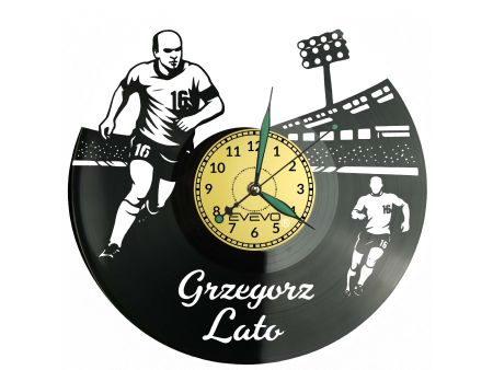 Grzegorz Lato Płyta Winylowa Zegar Ścienny Prezent Upominek Urodziny Dla Niej Dla Niego EVEVO evevo.pl Z0118