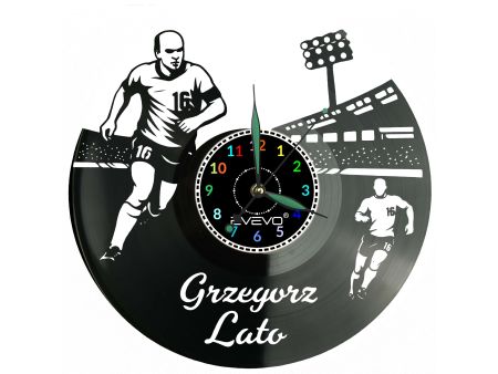 Grzegorz Lato Płyta Winylowa Zegar Ścienny Prezent Upominek Urodziny Dla Niej Dla Niego EVEVO evevo.pl Z0118