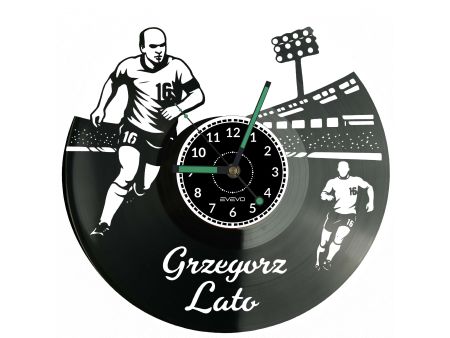 Grzegorz Lato Płyta Winylowa Zegar Ścienny Prezent Upominek Urodziny Dla Niej Dla Niego EVEVO evevo.pl Z0118
