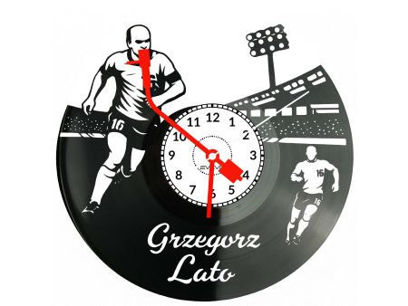 Grzegorz Lato Płyta Winylowa Zegar Ścienny Prezent Upominek Urodziny Dla Niej Dla Niego EVEVO evevo.pl Z0118